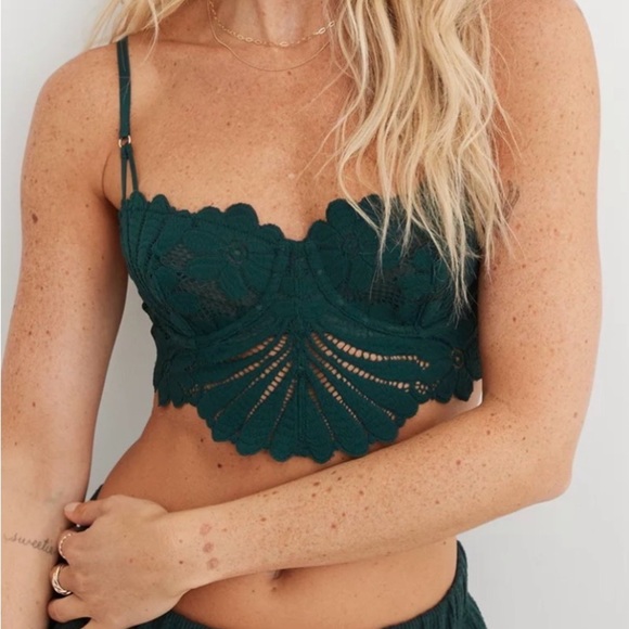 Aerie Show Off Unlined Lace Balconette - Picture 1 of 10